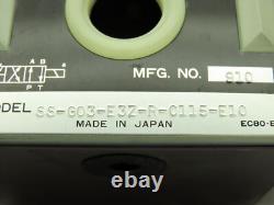 Nachi SS-G03-E3Z-R-C115-E10 Hydraulic Directional Control Solenoid Valve 120V