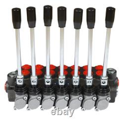 New 7 Spool Hydraulic Directional Control Valve 13 GPM, 3600 PSI, SAE Interface