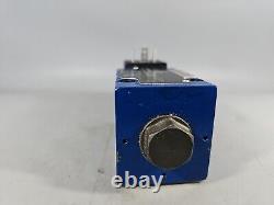 New OEM REXROTH 4WE 6 D62/EG24N9K4/ZV Solenoid Directional Hydraulic Valve