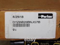 New Parker D1VW020BNJG7B Solenoid Hydraulic Directional Control Valve 24V 1.39A