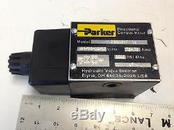 New Parker D3w1evy 14 Hydraulic Solenoid Directional Control Valve, 120v Coil DC