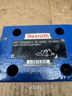 New Rexroth R900592014 Hydraulic Directional Valve 3we10a33/cg24n9k4