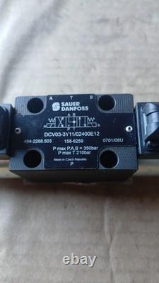 New Sauer Danfoss Hydraulic Directional Control Valve DCV03-3Y11-02400E12