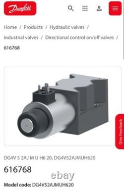 New VICKERS DG4V-5-2AJ-M-U-H6-20 Directional Control Valve 24VDC