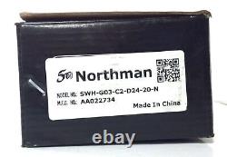 Northman SWH-G03-C2-D24-20-N 24 VDC Hydraulic Solenoid Directional Control Valve