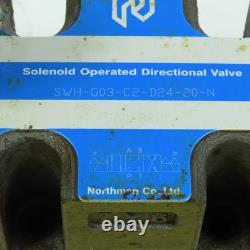 Northman SWH-G03-C2-D24-20-N Hydraulic Solenoid Directional Control Valve 24V DC