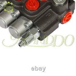 P40 SAE 13GPM 7 Spool Hydraulic Directional Control Valve Double Acting Cylinder