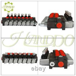 P40 SAE 13GPM 7 Spool Hydraulic Directional Control Valve Double Acting Cylinder