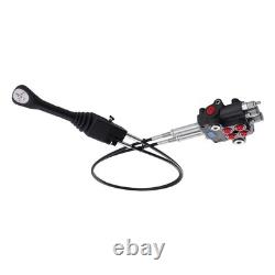 P80 Cable Remote Control Valve Kit 2 Spool 21GPM Hydraulic Directional 25MPa
