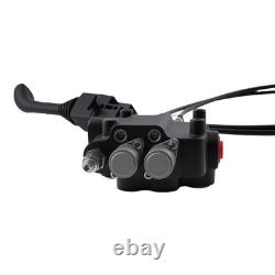 P80 Cable Remote Control Valve Kit 2 Spool 21GPM Hydraulic Directional 25MPa