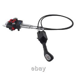 P80 Cable Remote Control Valve Kit 2 Spool 21GPM Hydraulic Directional 25MPa