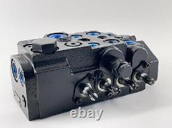 Parker 1401252 Directional Hydraulic Control Valve Block 4-spool 354-0003-000