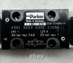 Parker 4d01 3203 0302 C1g0q Hydraulic Directional Control Valve