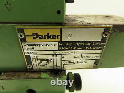 Parker D1VW /D3W Hydraulic Directional Flow Control Solenoid Valve Stack GREEN