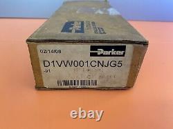 Parker D1VW001CNJG5 Hydraulic Directional Valve 24VDC 5000PSI 1.19-1.32A