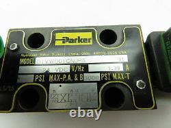 Parker D1VW001CNJP5 Hydraulic Directional Control Double Solenoid Valve 24VDC