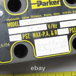 Parker D1VW001CNJWM 4/3 Way Closed Center Hydraulic Directional Valve 24VDC