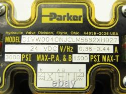 Parker D1VW004CNJCLM5682XB027 Hydraulic Directional Control Solenoid Valve 24VDC