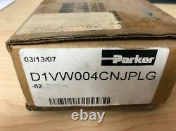 Parker D1VW004CNJPLG Hydraulic Directional Control Valve, Double Solenoid
