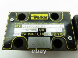 Parker D1VW020HNJP5 Hydraulic Directional Control Solenoid Valve 24VDC D1VW