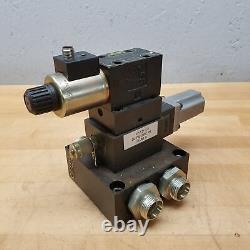 Parker D1VW1FNJDLJ575 Hydraulic Directional Control Valve Assembly with Manifold