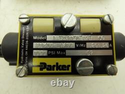 Parker D1VW20H570YF Hydraulic Directional Solenoid Pilot Valve 2-Pos D03 120V