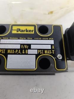Parker D1vw008cnjw, Hydraulic Directional Solenoid Valve, M0125 Nos