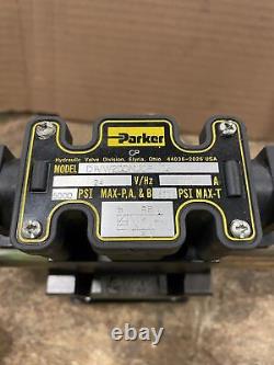 Parker D31VW20D4NJCF 75 Hydraulic Directional Control Valve 1500/5000PSI