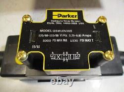 Parker D31W1CNYK5 Hydraulic Directional Valve DO5 5000 PSI 120v