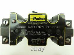 Parker D3FLE82MCNTJ0021 Hydraulic Proportional Directional Control Valve 4500PSI
