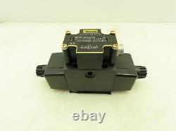 Parker D3W Hydraulic Directional Control 3-Pos Solenoid Spool Valve 120V NG10