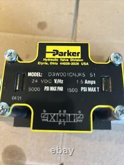 Parker D3W001CNJK5 51 24vdc Hydraulic Directional Control Valve