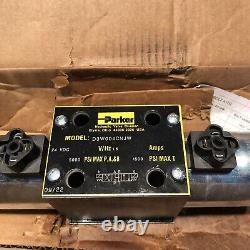Parker D3W004CNJW Hydraulic Directional Solenoid Valve New Open Box Fast Free #3