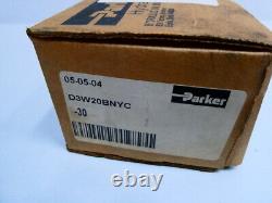 Parker D3W20BNYC-30 Hydraulic Directional Control Valve 5000psi 120v-ac