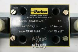 Parker D3W20DVJW Hydraulic Directional Control Valve 5000psi 24v-dc