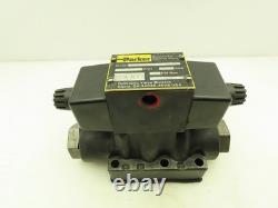 Parker D63W8C1Y Hydraulic Directional Control Solenoid Valve 120V 3000 PSI
