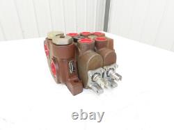Parker Gresen 42-LC-20 Directional Control 2-Spool Hydraulic Valve 3-Position