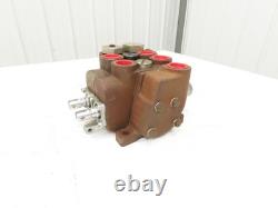 Parker Gresen 42-LC-20 Directional Control 2-Spool Hydraulic Valve 3-Position