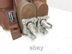 Parker Gresen 42-LC-20 Directional Control 2-Spool Hydraulic Valve 3-Position