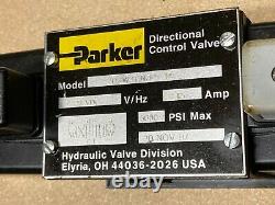 Parker Hannifin Hydraulic Directional Control Valve D3W4CNJP / 5000 PSI / 1.5A /