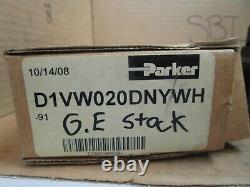 Parker Hydraulic Directional Solenoid Valve D1VW020DNYWH 120 Volt 0.58 A Amp New