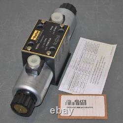 Parker Hydraulic Directional Valve D3W009CNKW, 12VDC, D05 NFPA, 3-Way, 27.7 gpm