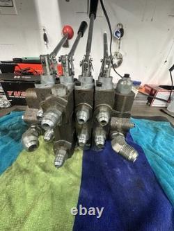 Prince Manufacturing 4 Spool Hydraulic Valve Excellent Condition