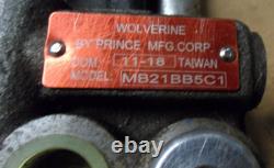Prince Wolverine MB21BB5C1 Directional Hydraulic Control Valve 3500psi 8 GPM