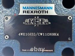 REXROTH 4WE10J33/CW110N9K4 Hydraulic Directional Valve