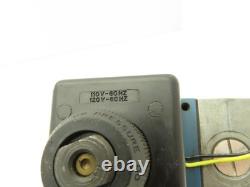 Rexroth 4WE10D31/CW110N9DAL/V Hydraulic Directional Solenoid Valve 120V 4/2