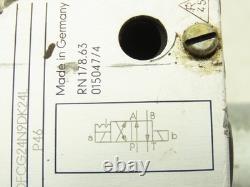 Rexroth 4WE10D32/OFCG24N9DK24L Hydraulic Directional Solenoid Valve 24VDC 1.46A
