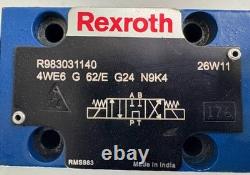 Rexroth 4WE6 G 62/E G24 N9K4 Hydraulic Directional Control Valve R983031140