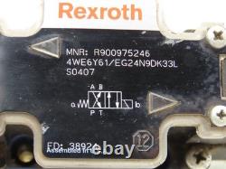 Rexroth 4WE6Y61/EG24N9DK33L Hydraulic Directional Solenoid Valve 24VDC 4/2