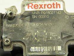 Rexroth 4WEH-22-E76/4WE6J62 Hydraulic Directional Solenoid Valve Stack 120V